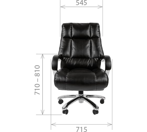 Компьютерное кресло CHAIRMAN 405 экопремиум черное 00-07027816