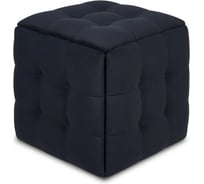 Пуф-трансформер Divan24 5 в 1 черный, велюр, 50x50x53 см 63000341