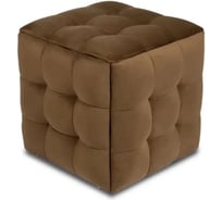 Пуф-трансформер Divan24 5 в 1 коричневый, велюр, 50x50x53 см, 63000185