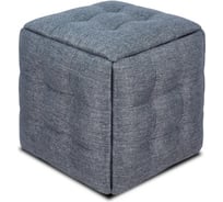 Пуф-трансформер Divan24 5 в 1 темно-серый, рогожка, 50x50x53 см, в прихожую, в спальню, в гостиную, табуретки 63000014