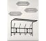 Вешалка настенная OVK HOME черный ВП4/Ч 7