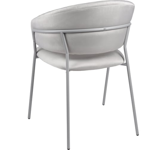 Комплект из 2 стульев Алвест AV 433 ткань Sirius silver, каркас RAL 7004 серый муар AV 433-Ss-7004-К