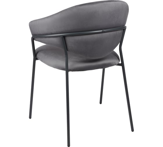 Комплект из 2 стульев Алвест AV 445 ткань Sirius grey, каркас РЕ 7016Т антрацитово-серый муар AV 445-Sg-7016Т-К