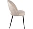 Комплект из 2 стульев Алвест AV 415 ткань Sirius cream/ спинка Sirius Deco 03 cream, опора К3 прямая разборная, черный глянец AV 415 Scr/SD03cr-08-К 4