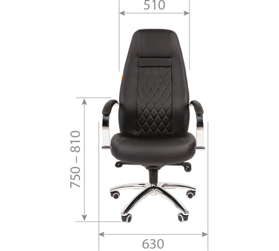 Компьютерное кресло CHAIRMAN 950 экопремиум черный 00-07051137
