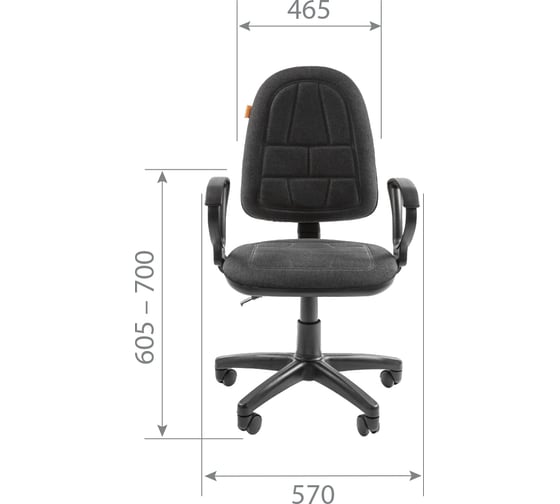 Компьютерное кресло CHAIRMAN 205 С-2 серый 00-07033130