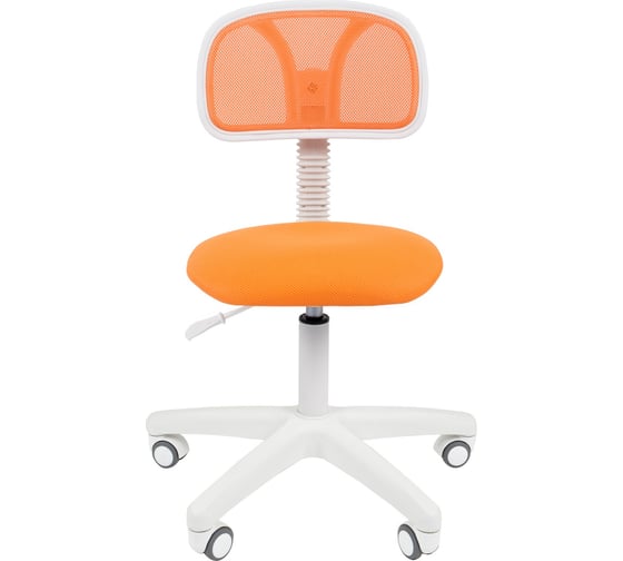 Компьютерное кресло CHAIRMAN 250 белый пластик TW-16/TW-66 оранжевый 00-07019772
