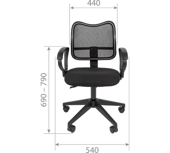 Компьютерное кресло CHAIRMAN 450 LT C-3 черный sl 00-07022362