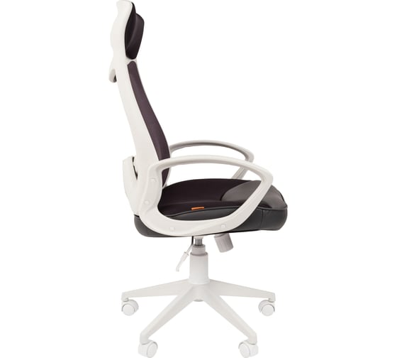 Компьютерное кресло CHAIRMAN 840 белый пластик TW12\TW-04 серый 00-07025299