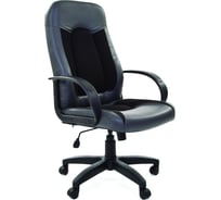 Компьютерное кресло CHAIRMAN 429 экопремиум серый+ткань 10-356 черная 00-07007484