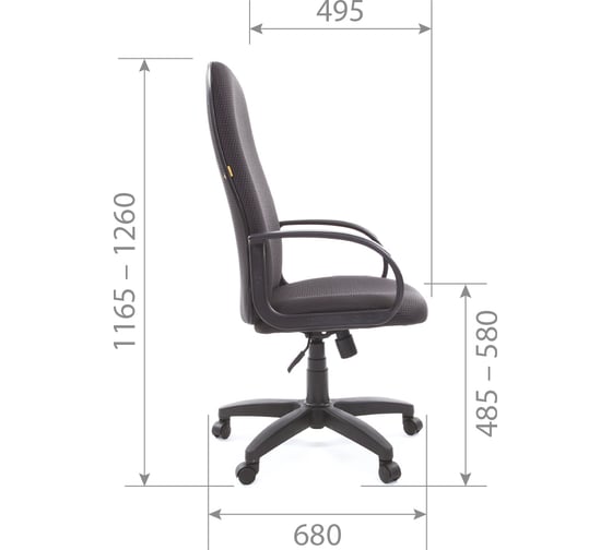 Компьютерное кресло CHAIRMAN 279 JP15-2 черный 00-01138105