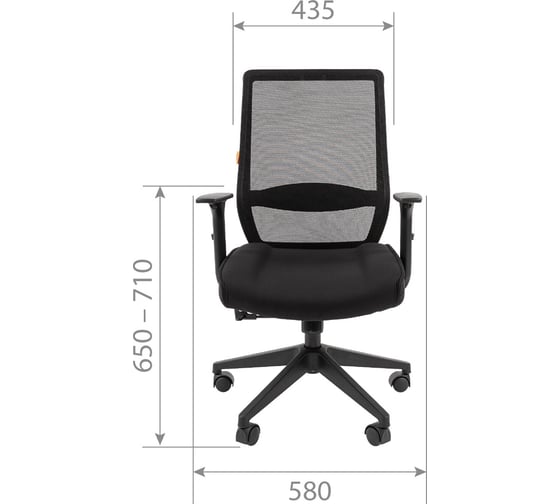 Компьютерное кресло CHAIRMAN 555 LT TW черный 00-07062966