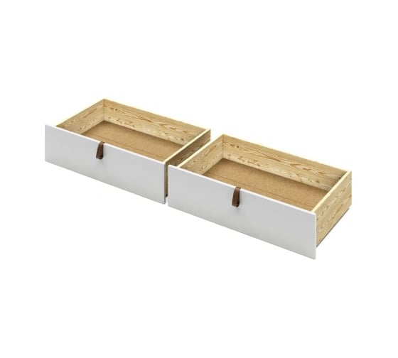Тахта двуспальная Solarius из массива сосны со сплошным основанием, 120x190 см, габариты 130x200 см, с двумя выкатными ящиками, цвет платины tahta120-190plat-full-2yash