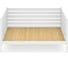 Тахта двуспальная Solarius из массива сосны со сплошным основанием и высокими бортиками, 160x190 см, габариты 170x200 см, цвет белый tahta-spin160-190bel-full 2