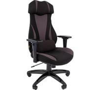 Игровое кресло CHAIRMAN game 14 ткань черный/серый 00-07022218