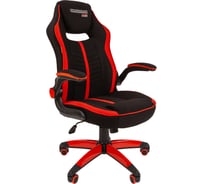 Игровое кресло CHAIRMAN game 19 ткань черный/красный н.п. 00-07069658