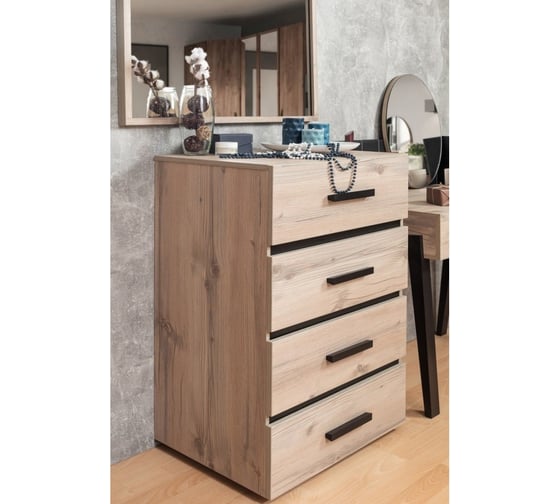 Комод высокий Арника Nature 45, гаскон пайн 00-00026378