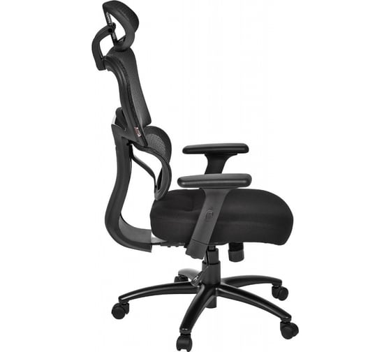 Кресло для руководителя Easy Chair 647 TTW черное, сетка/ткань, пластик 716239