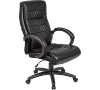 Кресло для руководителя Easy Chair 648 TPU черное, искусственная кожа, пластик 716341