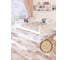 Тахта двуспальная Solarius из массива сосны, с реечным основанием, 160x160 см, габариты 170x170 см, цвет белый tahta160-160bel 1