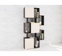 Стеллаж Арника Ромео-9, венге/дуб молочный 00-00023511