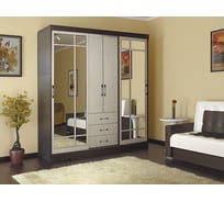 Шкаф-купе комбинированный Арника Маэстро, венге Т0018082