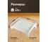 Подставка для ног WMC TOOLS с массажными роликами (12х25х34см) WMC-PLM4(57858) 3