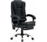 Кресло офисное Lounge MS-007, подножка, 6 массажных модулей, кожзам, черное, Cromex 532960 1