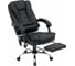 Кресло офисное Lounge MS-007, подножка, 6 массажных модулей, кожзам, черное, Cromex 532960 2