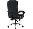 Кресло офисное Lounge MS-007, подножка, 6 массажных модулей, кожзам, черное, Cromex 532960 3