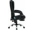Кресло офисное Lounge MS-007, подножка, 6 массажных модулей, кожзам, черное, Cromex 532960 4