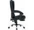 Кресло офисное Lounge MS-007, подножка, 6 массажных модулей, кожзам, черное, Cromex 532960 5