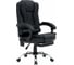 Кресло офисное Lounge MS-007, подножка, 6 массажных модулей, кожзам, черное, Cromex 532960 6