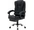 Кресло офисное Lounge MS-007, подножка, 6 массажных модулей, кожзам, черное, Cromex 532960 10