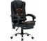 Кресло офисное Lounge MS-007, подножка, 6 массажных модулей, кожзам, черное, Cromex 532960 8