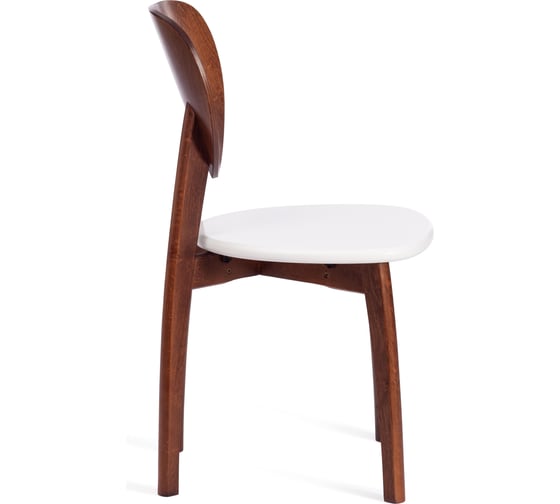 Стул DIAMANTE жесткое сидение бук, 42x42x85 см, коричневый / белый Tetchair 24683