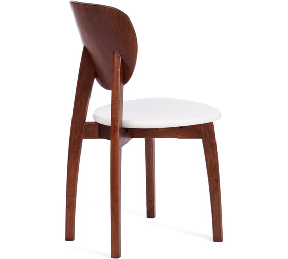 Стул DIAMANTE жесткое сидение бук, 42x42x85 см, коричневый / белый Tetchair 24683