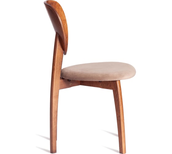 Стул DIAMANTE мягкое сидение бук, 42x42x85см, коричневый, ткань Tenerife Mocco Tetchair 24690
