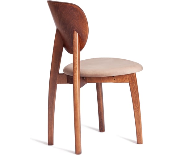 Стул DIAMANTE мягкое сидение бук, 42x42x85см, коричневый, ткань Tenerife Mocco Tetchair 24690