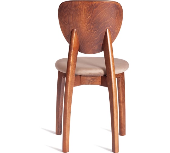 Стул DIAMANTE мягкое сидение бук, 42x42x85см, коричневый, ткань Tenerife Mocco Tetchair 24690