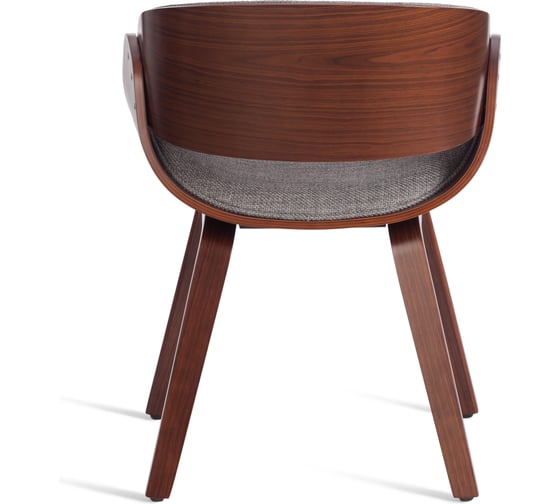 Стул LANDO (mod.8036) дерево / ткань, 59x53x75 см, орех/серый, Aimcasa 28 Tetchair 21830