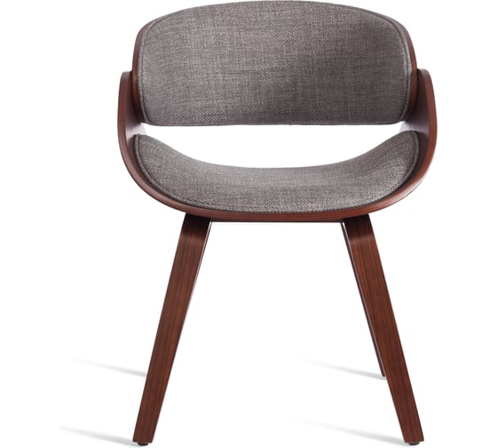 Стул LANDO (mod.8036) дерево / ткань, 59x53x75 см, орех/серый, Aimcasa 28 Tetchair 21830
