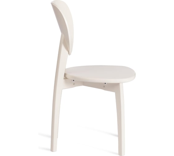 Стул DIAMANTE жесткое сидение бук, 42x42x85 см, ivory white Tetchair 24684