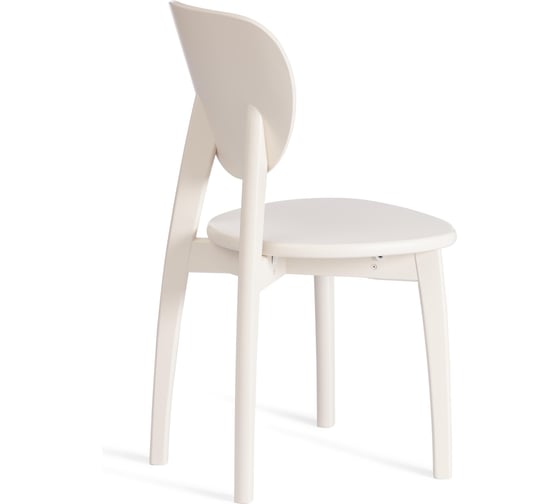 Стул DIAMANTE жесткое сидение бук, 42x42x85 см, ivory white Tetchair 24684