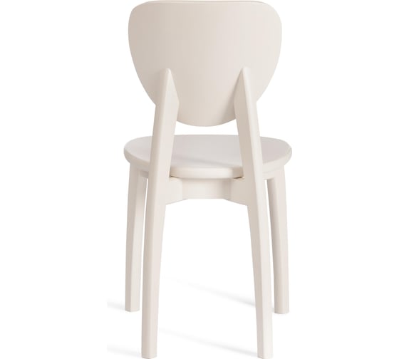 Стул DIAMANTE жесткое сидение бук, 42x42x85 см, ivory white Tetchair 24684