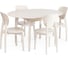 Стул DIAMANTE жесткое сидение бук, 42x42x85 см, ivory white Tetchair 24684 10