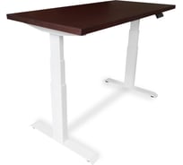 Стол двухмоторный с регулируемой высотой StolStoya ТИТАН PRO подстолье белое и столешница МДФ шпон Венге 120x65 SE232WV12065