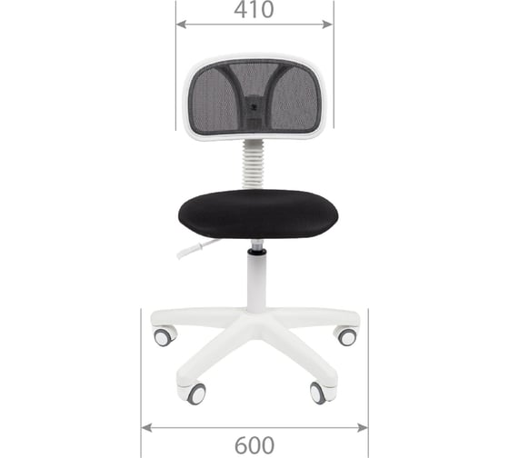 Компьютерное кресло CHAIRMAN 250 белый пластик TW-12/TW-04 серый 00-07019771