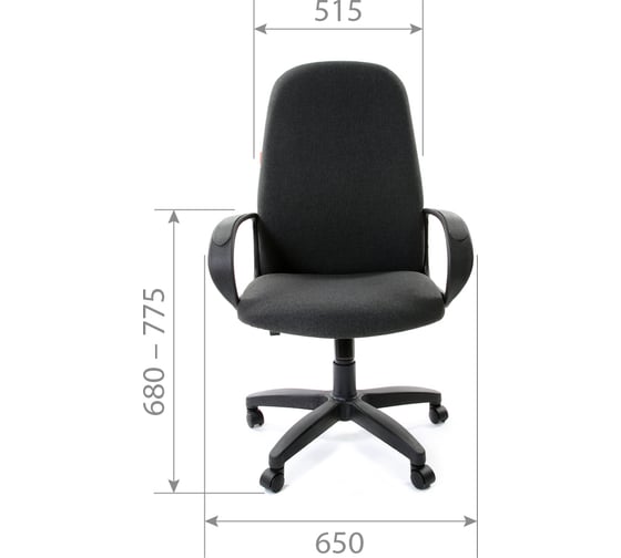 Компьютерное кресло CHAIRMAN 279 C-3 черный 00-06014728