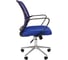 Компьютерное кресло CHAIRMAN 698 TW-05 синий хром 00-07062443 3